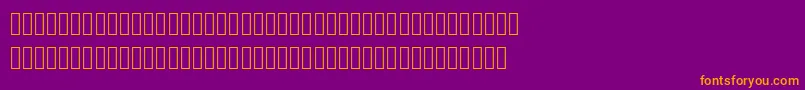 Mplus2cLightJpKana Font – Orange Fonts on Purple Background