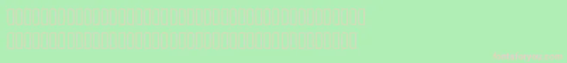 Mplus2cLightJpKana Font – Pink Fonts on Green Background