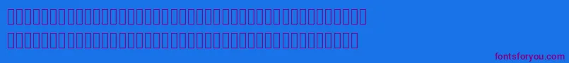 Mplus2cLightJpKana Font – Purple Fonts on Blue Background