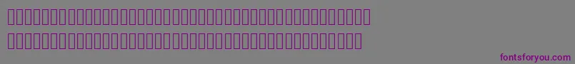 Шрифт Mplus2cLightJpKana – фиолетовые шрифты на сером фоне