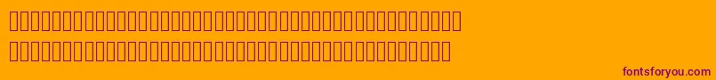 Mplus2cLightJpKana Font – Purple Fonts on Orange Background