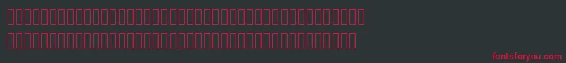Mplus2cLightJpKana Font – Red Fonts on Black Background