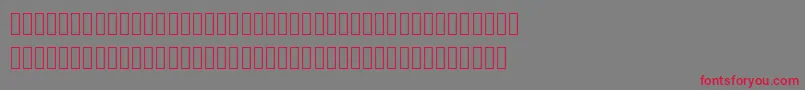 Mplus2cLightJpKana Font – Red Fonts on Gray Background