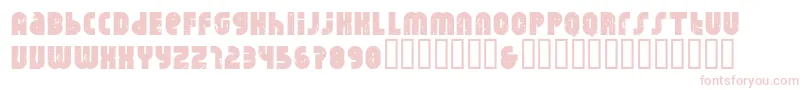 Rhino Raja Font – Pink Fonts on White Background