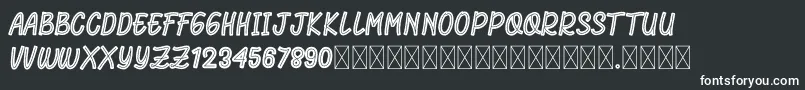 RhomeliaStrip Font – White Fonts