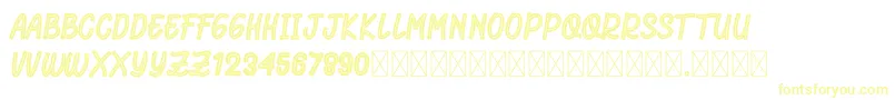RhomeliaStrip Font – Yellow Fonts