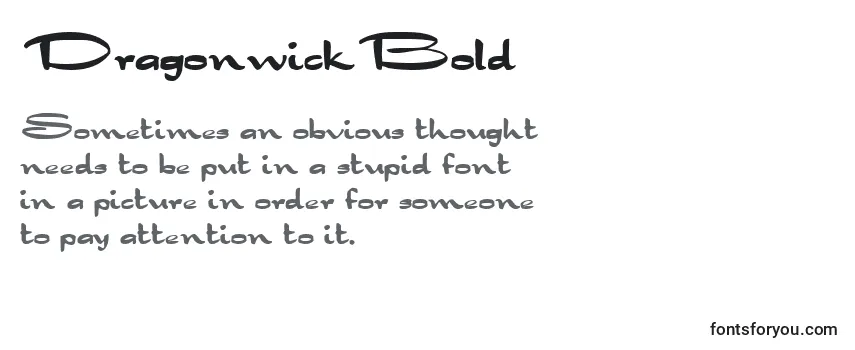 DragonwickBold Font