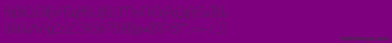 RiasAltasRibadeoLGtipos Nor Font – Black Fonts on Purple Background