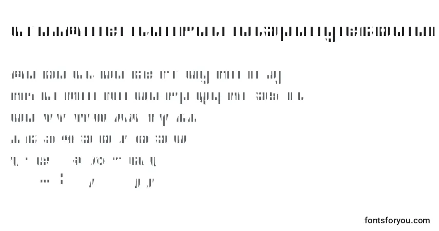 Czcionka Cfb1AmericanPatriotSpangle2BoldItalic – alfabet, cyfry, specjalne znaki