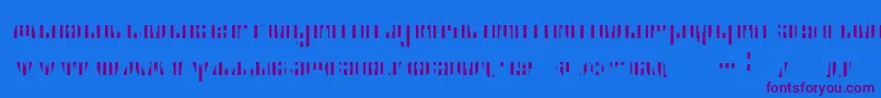 Cfb1AmericanPatriotSpangle2BoldItalic-fontti – violetit fontit sinisellä taustalla