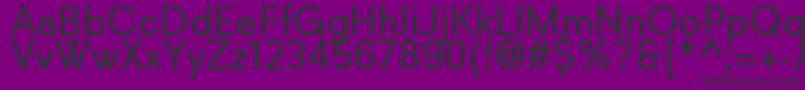 Richkid Regular Font – Black Fonts on Purple Background