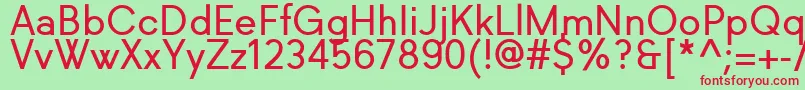 Richkid Regular Font – Red Fonts on Green Background