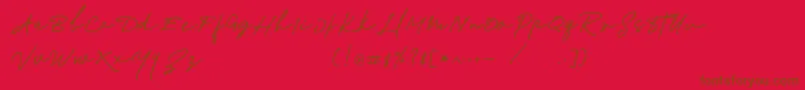 En savoir plus sur la police Richland Police Richland – polices brunes sur fond rouge