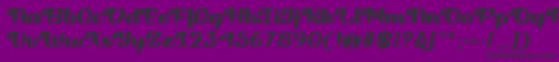 Ridin Dirty   Font – Black Fonts on Purple Background