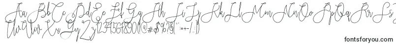 Шрифт Rieesflomeo – надписи красивыми шрифтами