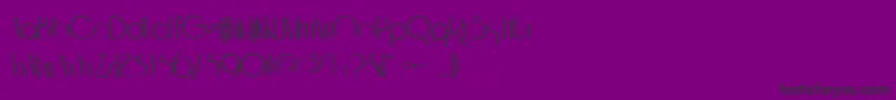 riesling Font – Black Fonts on Purple Background
