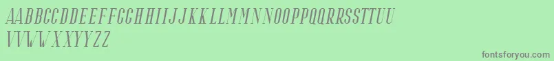 Riffle Italic Font – Gray Fonts on Green Background