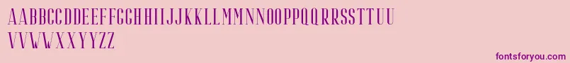 Шрифт Riffle Regular – фиолетовые шрифты на розовом фоне