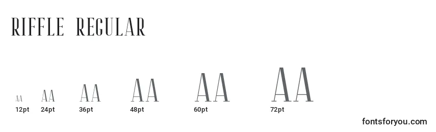 Riffle Regular Font Sizes