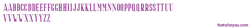 Riffle Regular Font – Purple Fonts on White Background