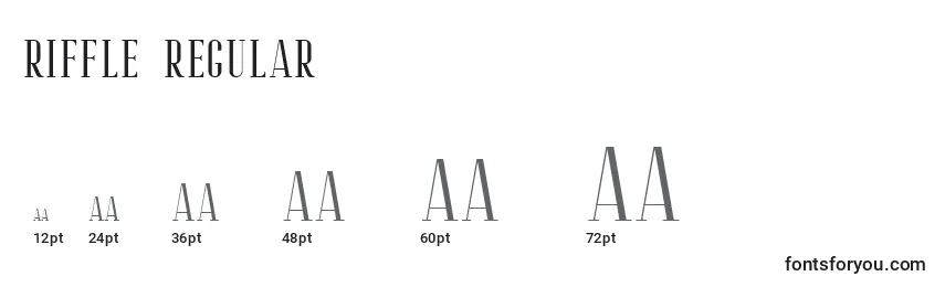 Riffle Regular (138693) Font Sizes