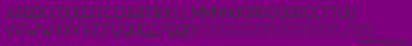 フォントrighthand bold personal – 紫の背景に黒い文字