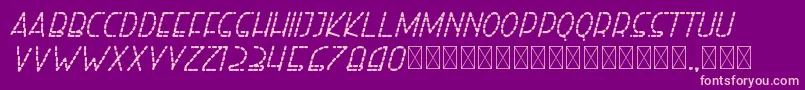 More about righthand bolditalicdash personal Font righthand bolditalicdash personal Font – Pink Fonts on Purple Background