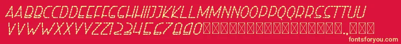 fuente righthand bolditalicdash personal – Fuentes Amarillas Sobre Fondo Rojo