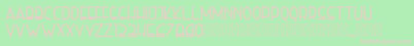 righthand extbolddash personal Font – Pink Fonts on Green Background