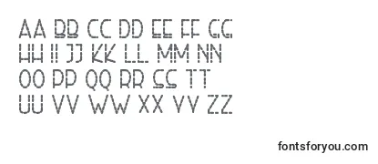 Righthand extbolddash personal Font