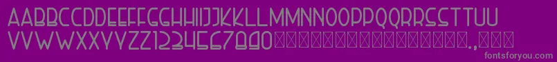 righthand extrabold personal Font – Gray Fonts on Purple Background