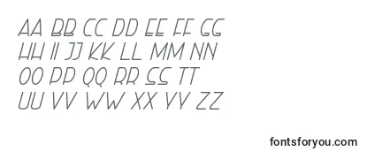 Righthand italic personal Font