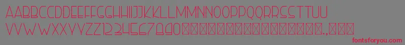 righthand light personal Font – Red Fonts on Gray Background