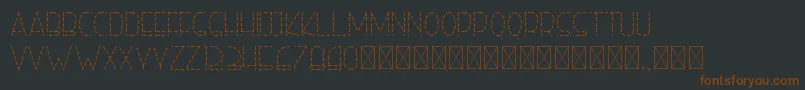righthand lightdash personal Font – Brown Fonts on Black Background