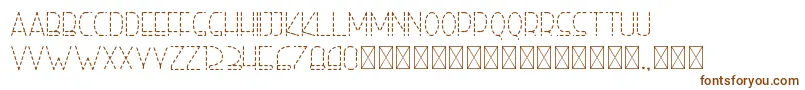 righthand lightdash personal Font – Brown Fonts on White Background