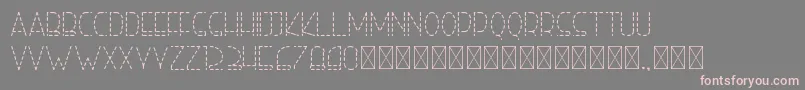 righthand lightdash personal-Schriftart – Rosa Schriften auf grauem Hintergrund