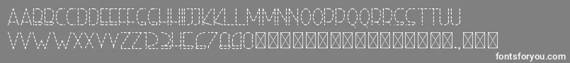 righthand lightdash personal Font – White Fonts on Gray Background