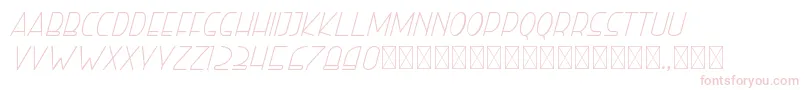 righthand lightitalic personal Font – Pink Fonts on White Background