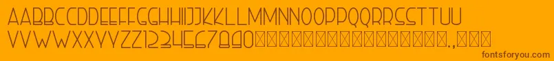 Más sobre la fuente righthand personal fuente righthand personal – Fuentes Marrones Sobre Fondo Naranja