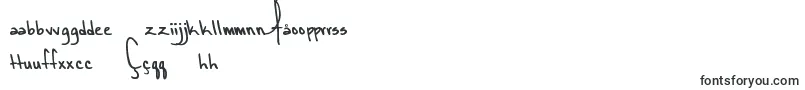 DjbCassandra-Schriftart – usbekische Schriften