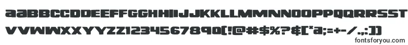 Шрифт righthandlukeexpand – контурные шрифты