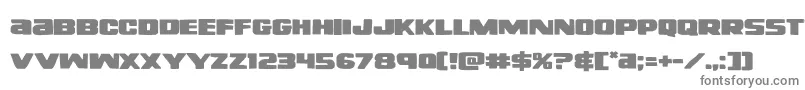 フォントrighthandlukeexpand – 白い背景に灰色の文字