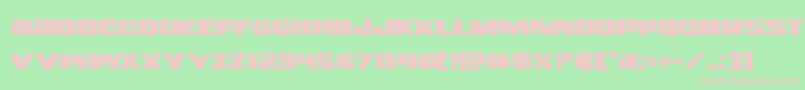 righthandlukeexpand Font – Pink Fonts on Green Background