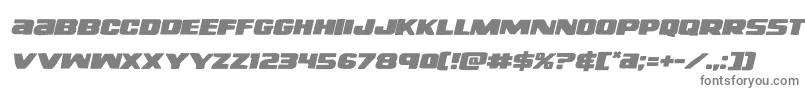 Weitere Informationen zur righthandlukeexpandital-Schriftart righthandlukeexpandital-Schriftart – Graue Schriften auf weißem Hintergrund