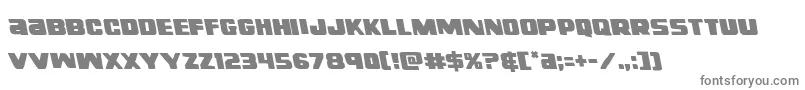 righthandlukeleft Font – Gray Fonts on White Background