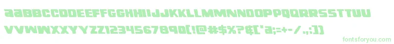 righthandlukeleft Font – Green Fonts on White Background