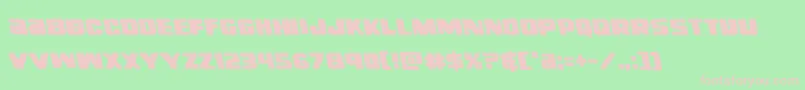 righthandlukeleft Font – Pink Fonts on Green Background