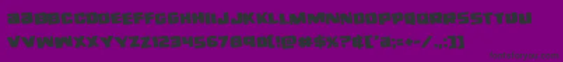 フォントrighthandlukerotate – 紫の背景に黒い文字