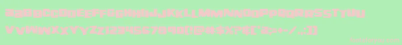 fuente righthandlukestag – Fuentes Rosadas Sobre Fondo Verde