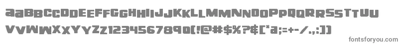 righthandlukestag Font – Gray Fonts on White Background
